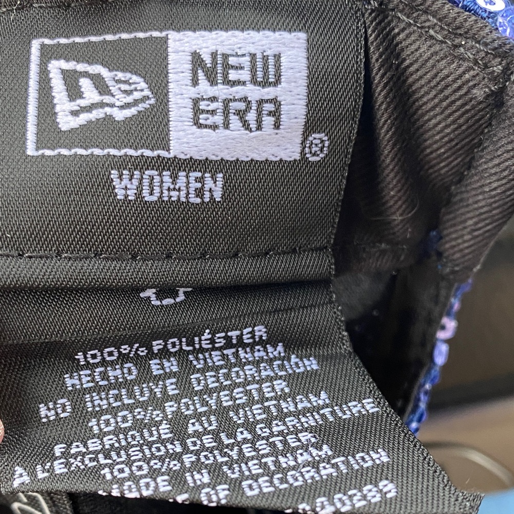Dodgers Los Angeles New Era Sequin Blue 9FORTY Women's Cap - Picture 10 of 12